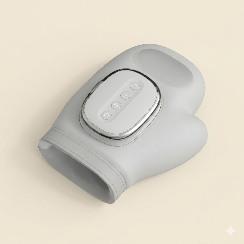 Thermid hand massager overhead view